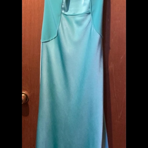 Blue/green size 6 dress long gown - Picture 2 of 3